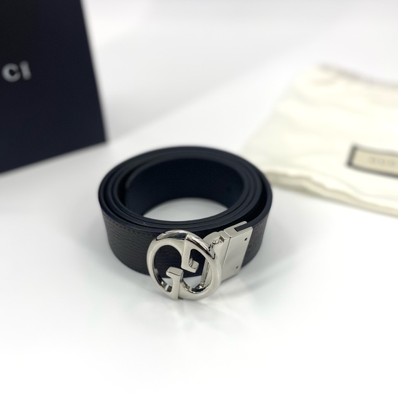 Gucci Other - Gucci GG Reversible Leather Belt Black/Brown